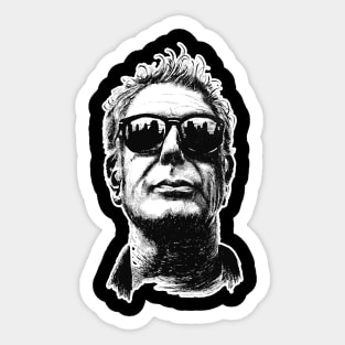 Vintage Retro Anthony Bourdain Sticker